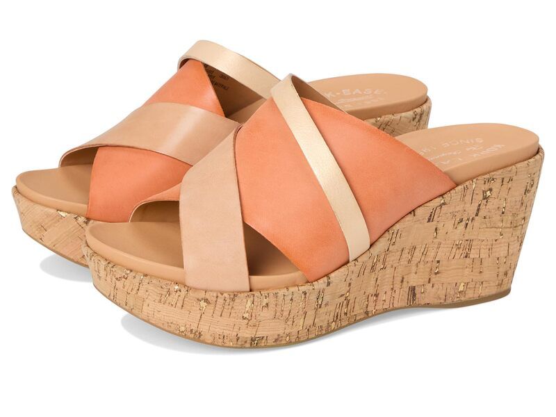 コークイーズ レディース シューズ ブーツ・レインブーツ KorkEase Addie Orange FantaGold オレンジ