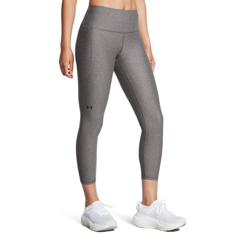 アンダーアーマー レディース ボトムス カジュアルパンツ アンクル レギンス ハイウエスト Under Armour HeatGearR ArmourR HighWaisted Ankle Leggings Charcoal Light HeatherWhit
