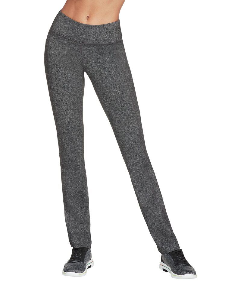 スケッチャーズ レディース ボトムス カジュアルパンツ SKECHERS GO WALK Pants Regular Length Gray グレー