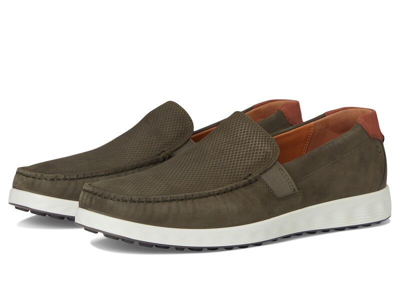 エコー メンズ シューズ スリッポン・ローファー ECCO S Lite Moc Summer Tarmac