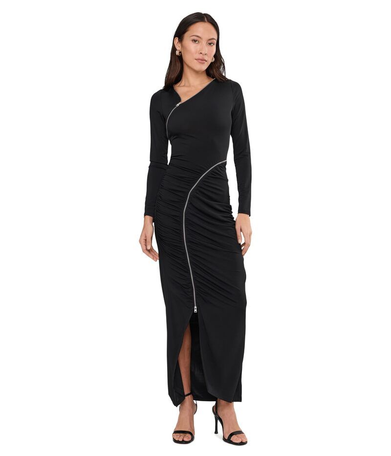 オールセインツ レディース トップス ワンピース AllSaints Elsie Zipper Dress Black ブラック