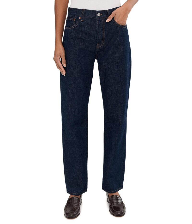 メイドウェル レディース ボトムス デニムパンツ Madewellongline Straight In Rinse Mckinney Wash