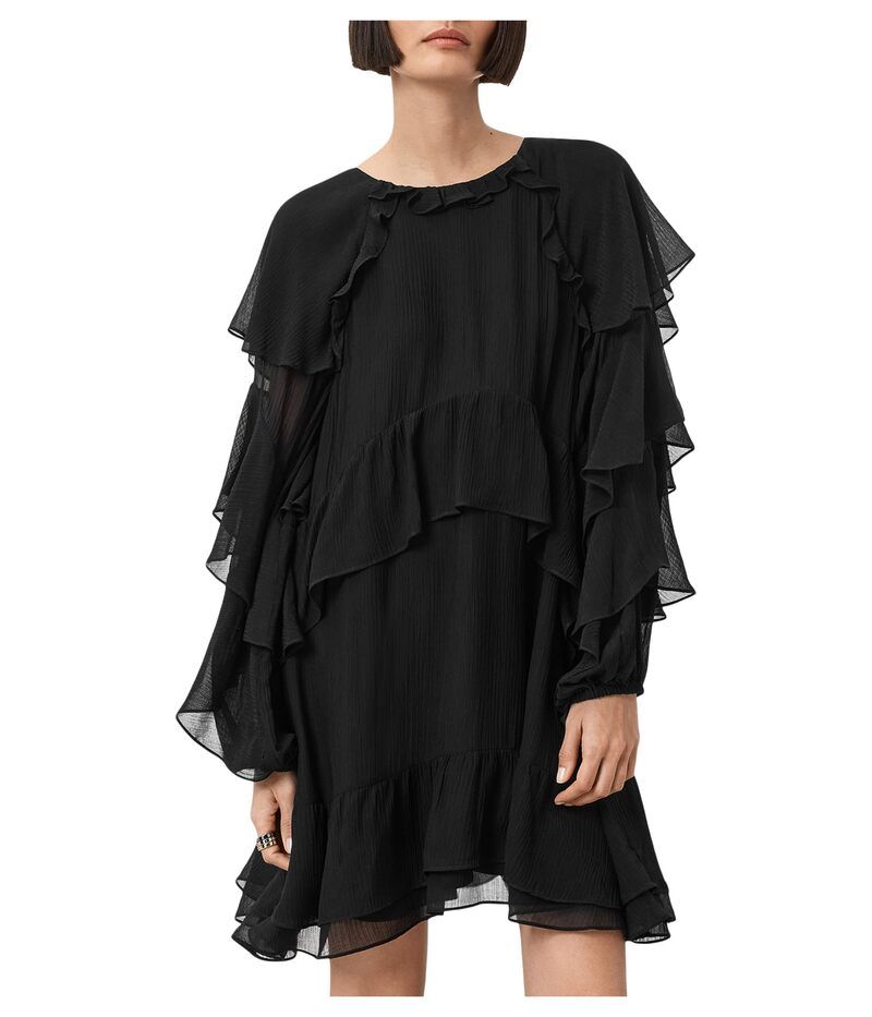 オールセインツ レディース トップス ワンピース AllSaints Lissie Dress Black 1 ブラック