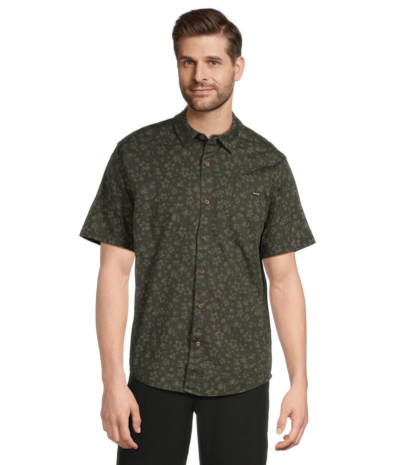 ハーレー メンズ トップス シャツ Hurley One And Only Lido Stretch Short Sleeve Cargo