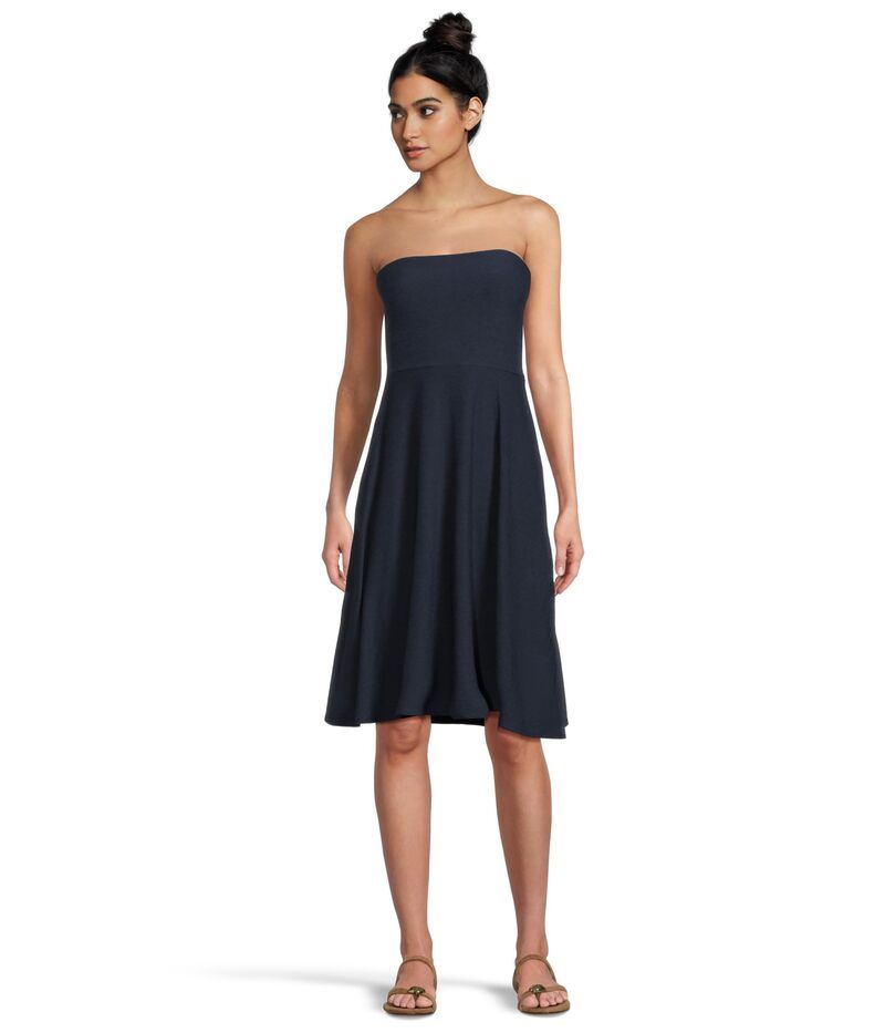 ビヨンドヨガ レディース トップス ワンピーストラップレス Beyond Yoga Featherweight Strapless Dress Nocturnal Navy ネイビー