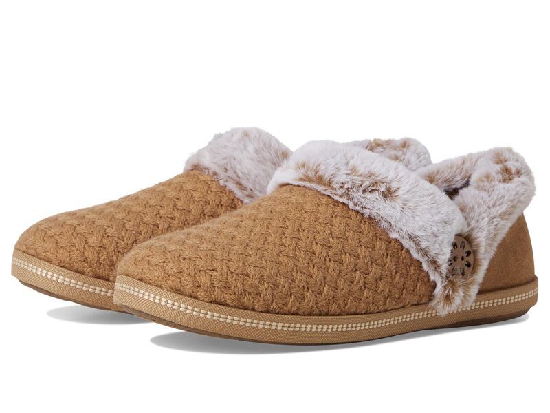 スケッチャーズ レディース シューズ サンダル SKECHERS Cozy Campfire Frosty Promise Tan タン
