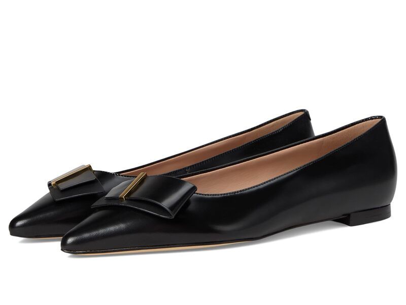 コールハーン レディース シューズ サンダル Cole Haan Felicia Bow Ballet Flats Black Leather ブラック 26,460円