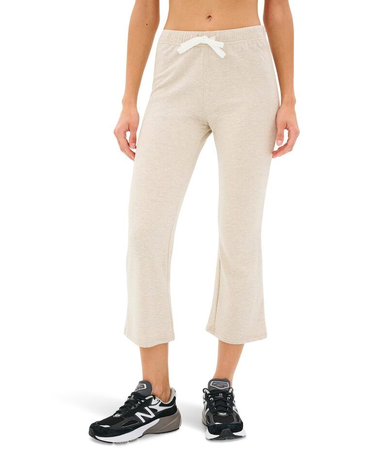 スピリッツフィフティファイブ レディース ボトムス カジュアルパンツ スウェットパンツ クロップド フリース Splits59 Brooks Fleece Cropped Sweatpants Heather OatWhite ホワイト