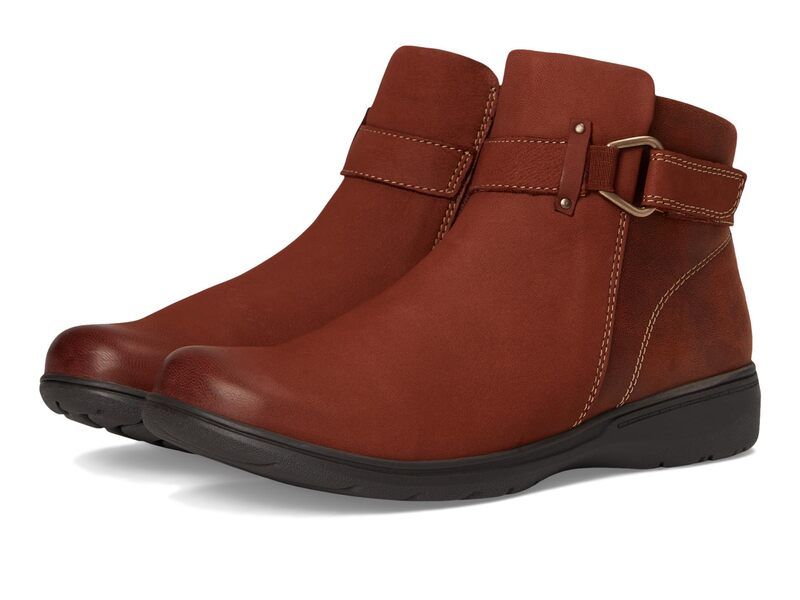 クラークス レディース シューズ ブーツ・レインブーツ Clarks Carleigh Drift British Tan Combi Nubuck タン