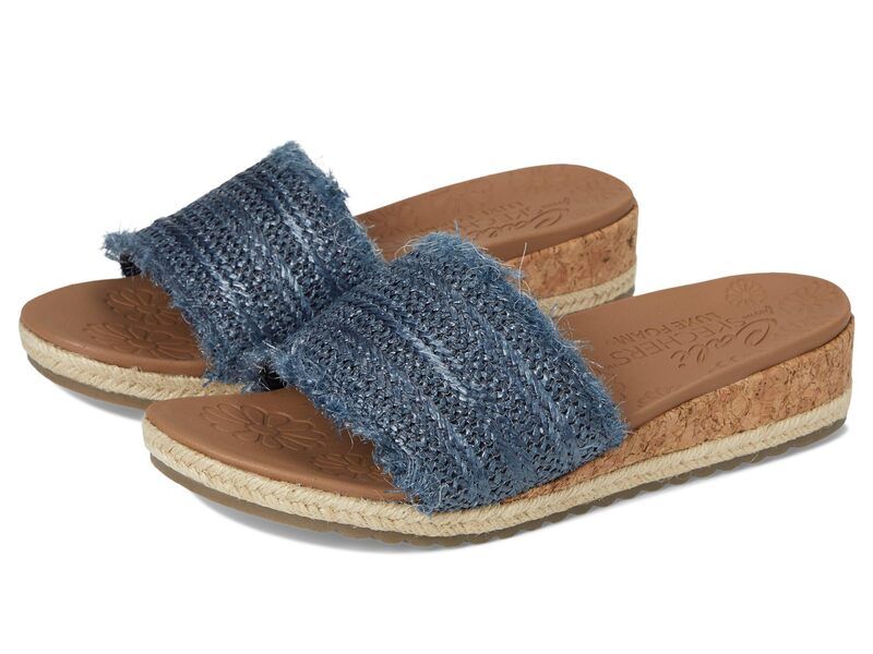 スケッチャーズ レディース シューズ サンダル SKECHERS Breezie Radiant Feels Navy ネイビー
