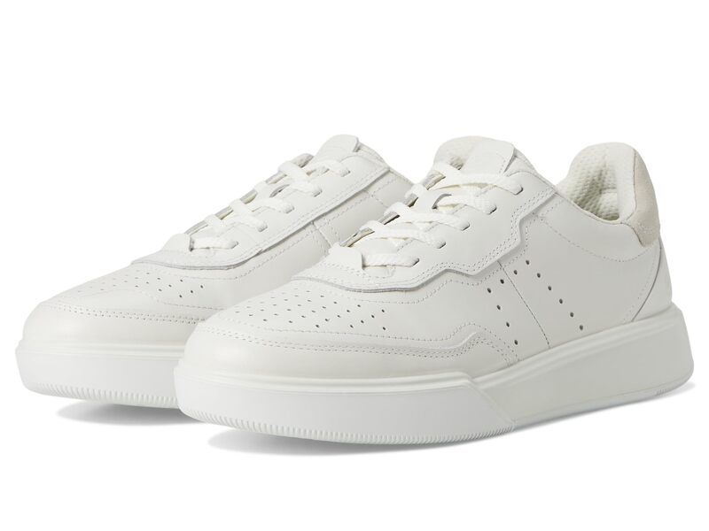 エコー レディース シューズ スニーカー ECCO Street Court Sneaker WhiteShadow White ホワイト