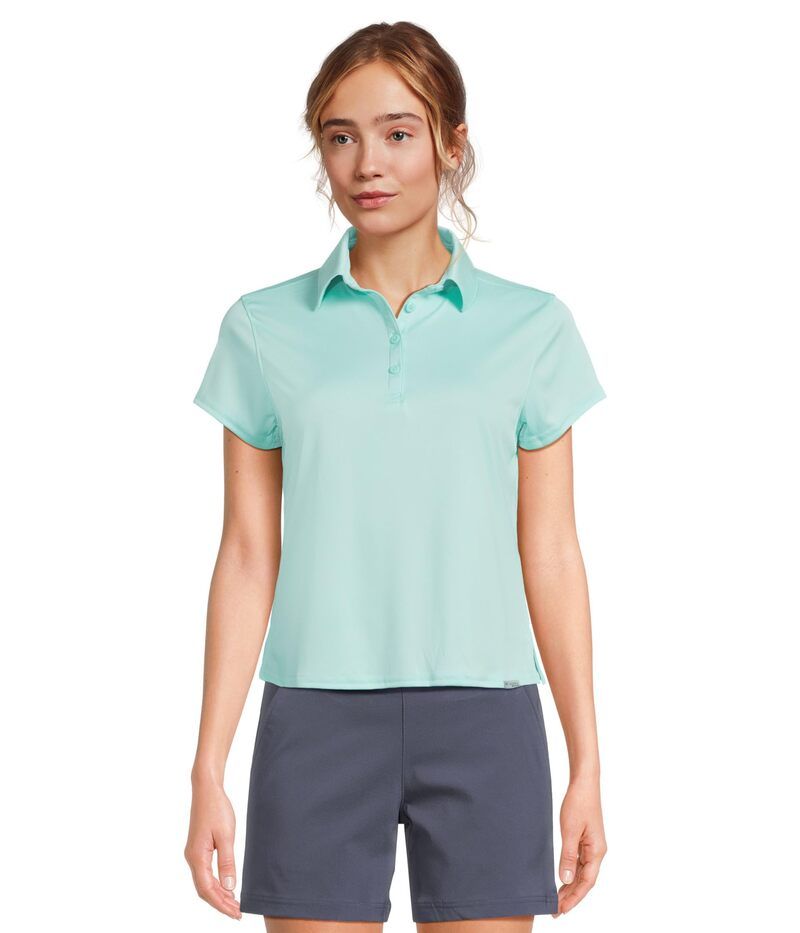 コロンビア レディース トップス シャツ ポロシャツ Tシャツ Columbia Tidal Tee Short Sleeve Polo Gulf Stream