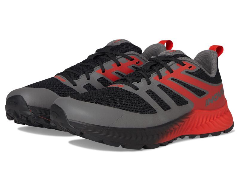 イノヴェイト メンズ シューズ スニーカー inov8 TrailFly BlackFiery RedDark Grey ブラック