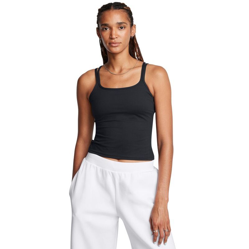 アンダーアーマー レディース トップス シャツ Under Armour Motion Strappy Tank Top BlackJet Gray ブラック