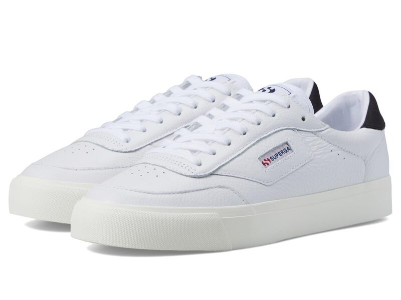 スペルガ メンズ シューズ スニーカー Superga 3843 Court WhiteBristol BlackFull Avorio ホワイト