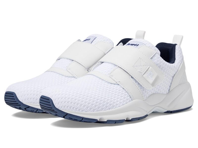 プロペット メンズ シューズ スニーカー Propet Stability X Strap WhiteNavy ホワイト