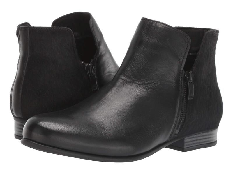 エリックミカエル レディース シューズ ブーツ・レインブーツ Eric Michael Isabella Black LeatherPony ブラック