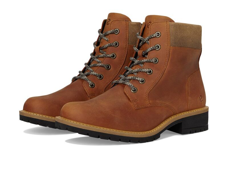 エコー レディース シューズ ブーツ・レインブーツ レース ECCO Elania Lace Boot CognacCocoa Brown ブラウン