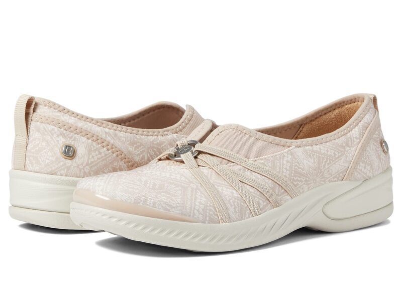 ビジーズ レディース シューズ スニーカー Bzees Niche Beige Batik Fabric ベージュ