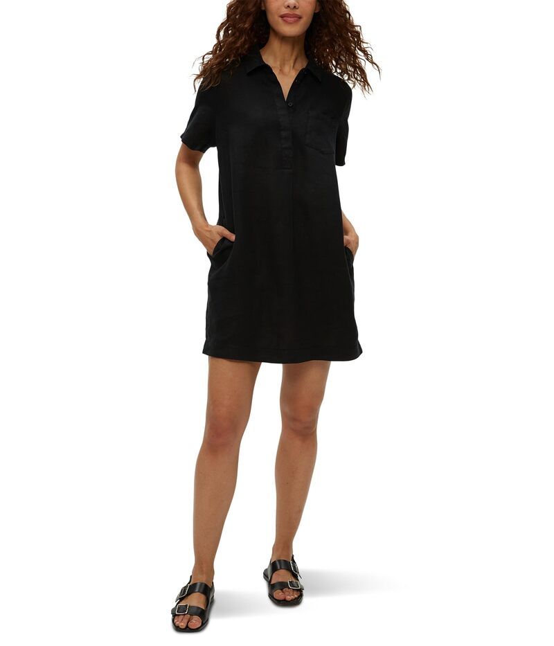 マイケルスターズ レディース トップス ワンピース Michael Stars Ola Utility Dress Black ブラック