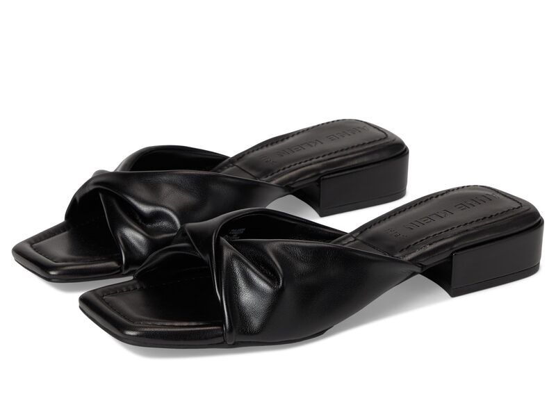 アンクライン レディース シューズ サンダル Anne Klein Lorena Black Smooth ブラック