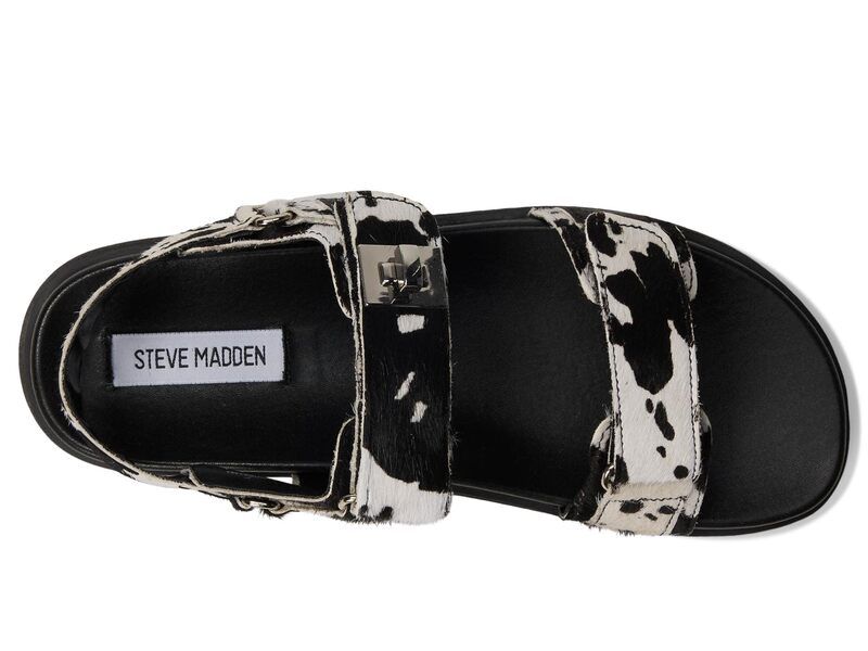 スティーブ マデン レディース シューズ サンダル Steve Madden Mona BlackWhite ホワイト スティーブ マデン レディース シューズ サンダル Steve Madden Mona BlackWhite ホワイト