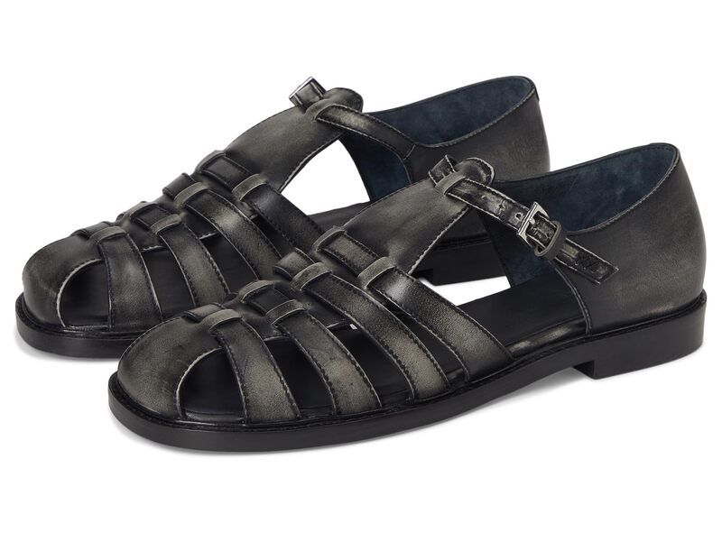 フリーピープル レディース シューズ サンダル Free People Willow Fisherman Black Leather ブラック