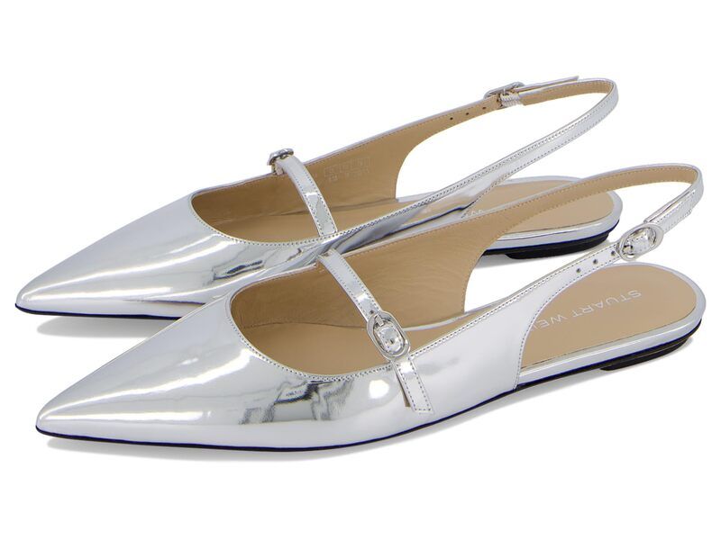 スチュアート ワイツマン レディース シューズ サンダル Stuart Weitzman Emilia Mary Jane Silver シルバー