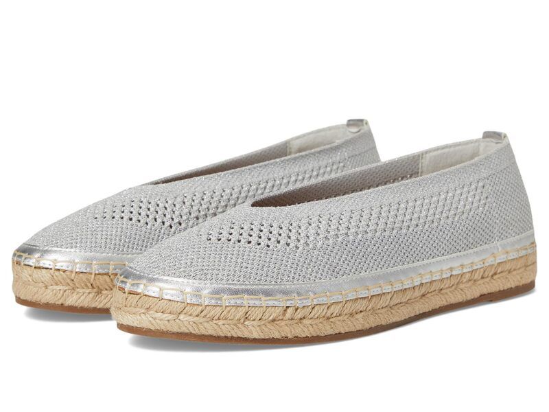 ラッキーブランド レディース シューズ サンダル ニット Lucky Brand Orena Knit Espadrille Sandals Silver シルバー