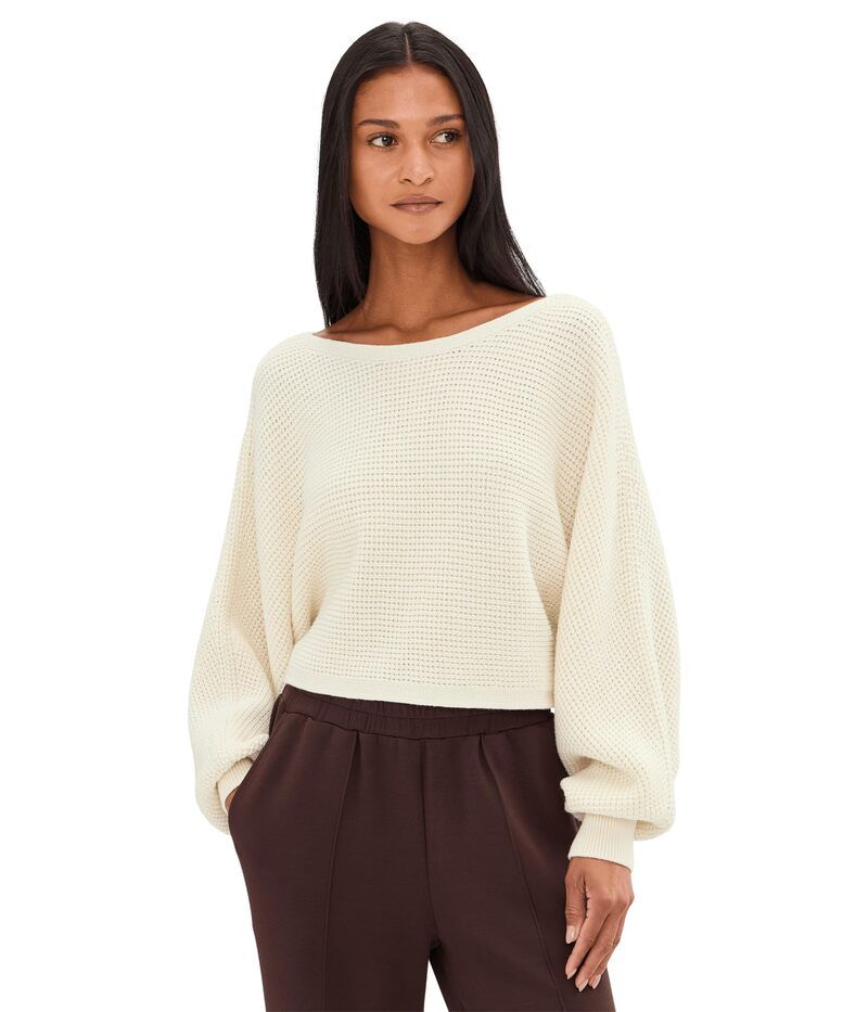 ビヨンドヨガ レディース アウター ニット・セーター クロップド Beyond Yoga Ready For Barre Cropped Sweater Dove