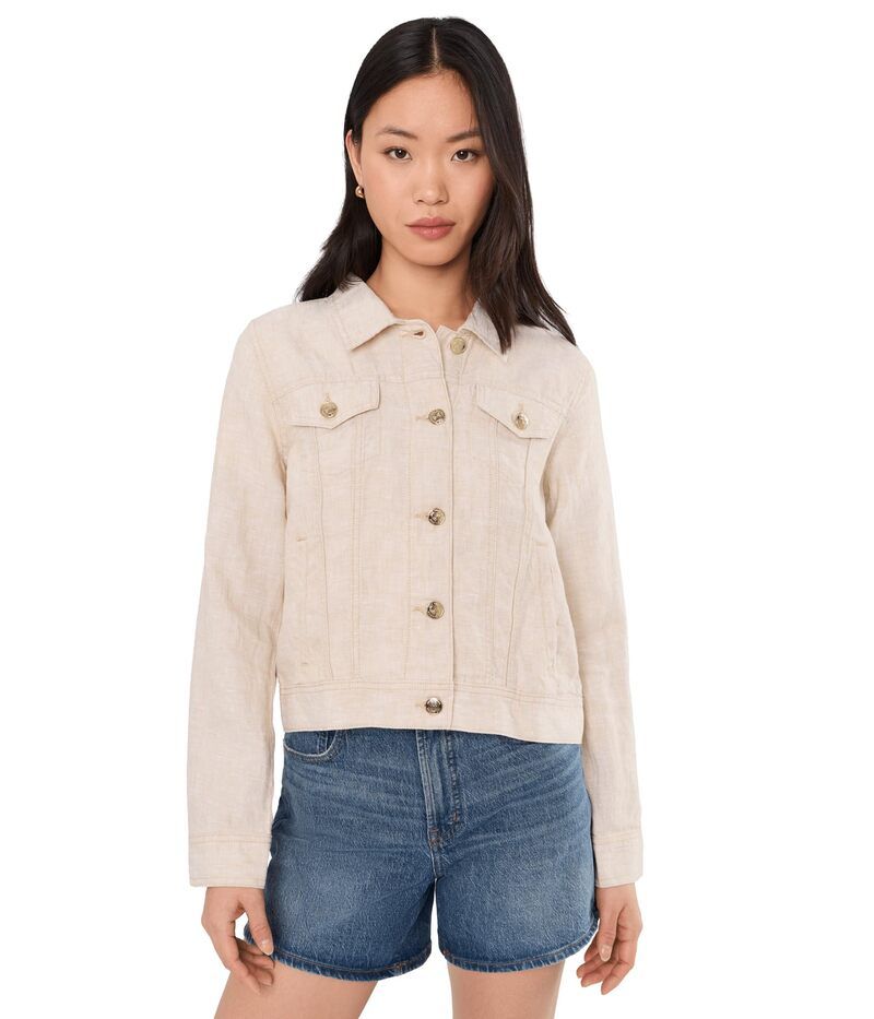 リリーピュリッツァー レディース アウター コート リネン ジャケット Lilly Pulitzer Seaspray Linen Jacket Wicker Tan X Re タン