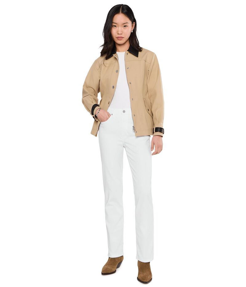 リヴァプール ロサンゼルス レディース ボトムス デニムパンツ ストレート Liverpoolos Angeles Midrise Kennedy Straight Leg Jean 30 Inseam Bright White ホワイト