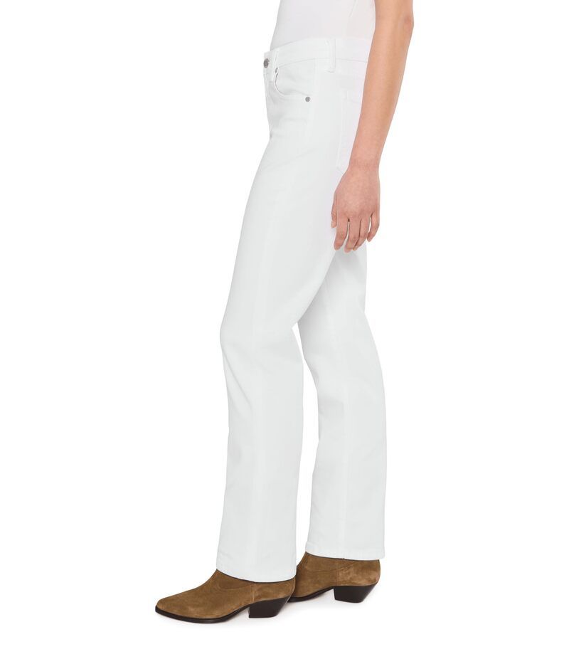 リヴァプール ロサンゼルス レディース ボトムス デニムパンツ ストレート Liverpoolos Angeles Midrise Kennedy Straight Leg Jean 30 Inseam Bright White ホワイト