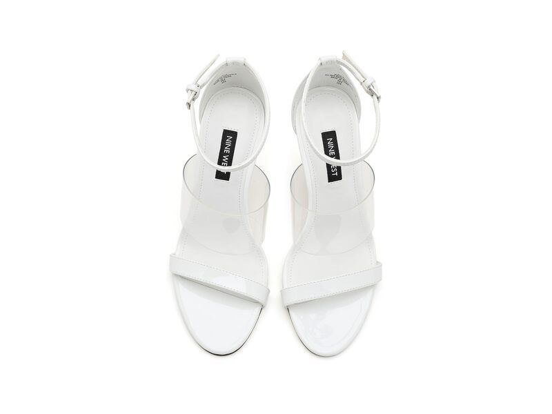 ナインウェスト レディース シューズ サンダル Nine West Vallie ClearWhite Pat ホワイト