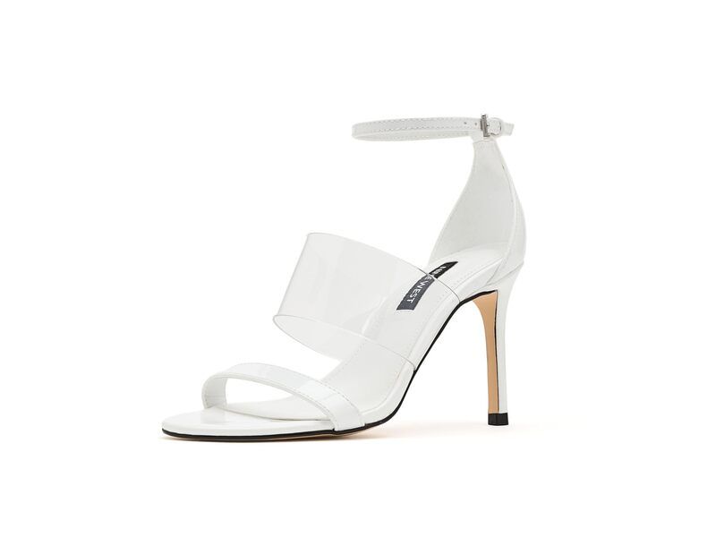 ナインウェスト レディース シューズ サンダル Nine West Vallie ClearWhite Pat ホワイト