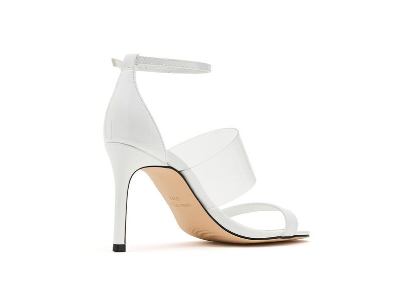 ナインウェスト レディース シューズ サンダル Nine West Vallie ClearWhite Pat ホワイト