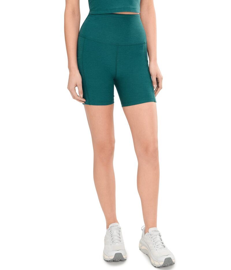 ビヨンドヨガ レディース ボトムス ハーフパンツ・ショーツ ショートパンツ Beyond Yoga Spacedye Keepace 5 Pocket Shorts Teal Sea Heathe ティール