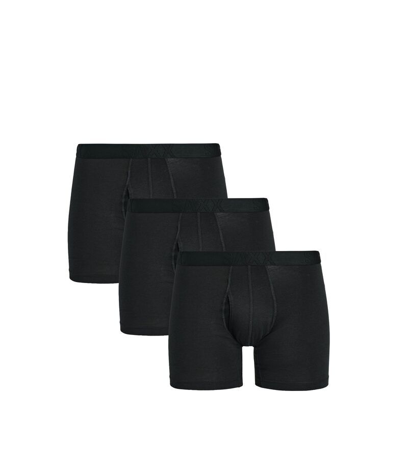 サックスアンダーウェアー メンズ ボクサーパンツ コットン SAXX UNDERWEAR Droptemp Cooling Cotton Boxer Briefly 3Pack Black ブラック 18,235円