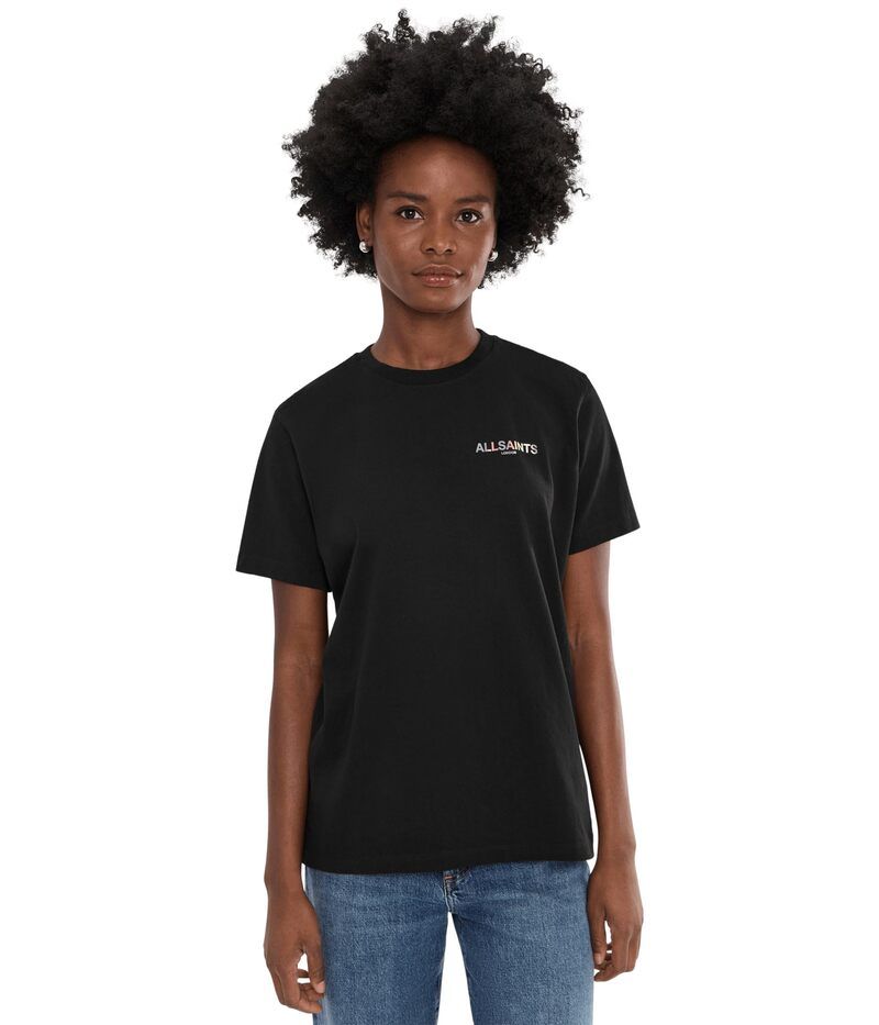 オールセインツ レディース トップス シャツ AllSaints Blaze Bf Tee Black ブラック