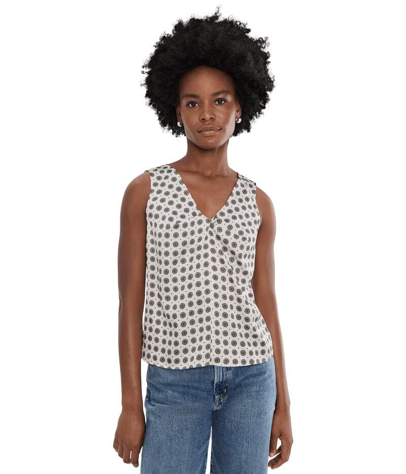 セセ レディース トップス シャツ Vネック ノースリーブ CeCe Twist VNeck Sleeveless Top New Ivory アイボリー