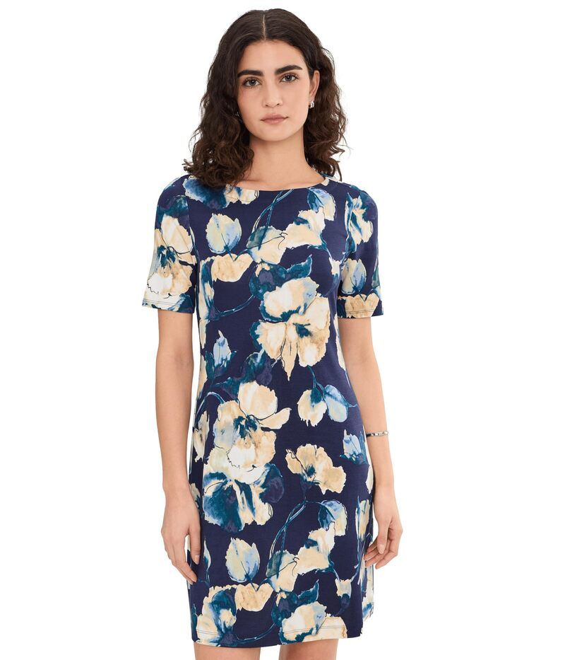 トッミーバハマ レディース トップス ワンピース Tommy Bahama Darcy Beleza Blossom Short Sleeve Dress Coastline