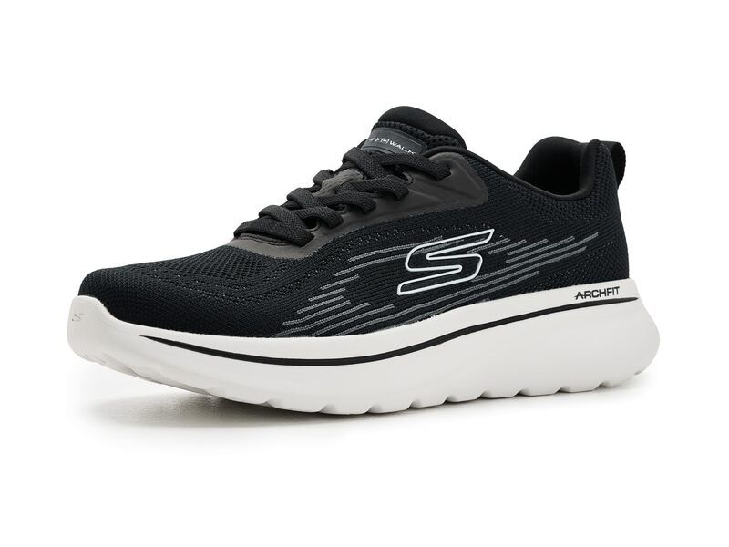 スケッチャーズ メンズ シューズ スニーカー SKECHERS Performance Go Walk Arch Fit NJoy BlackWhite ホワイト