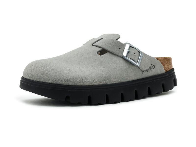 ビルケンシュトック レディース シューズ スリッポン・ローファー サンダル スエード Papillio By Birkenstock Boston Chunky Sandal Suede Pure Sage セージ