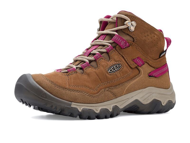 キーン レディース シューズ ブーツ・レインブーツ KEEN Targhee 4 Mid Height Durable Comfortable Waterproof BisonBeaujolai