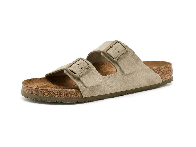 ビルケンシュトック メンズ シューズ サンダル スエード Birkenstock Arizona Suede Faded Khaki カーキ