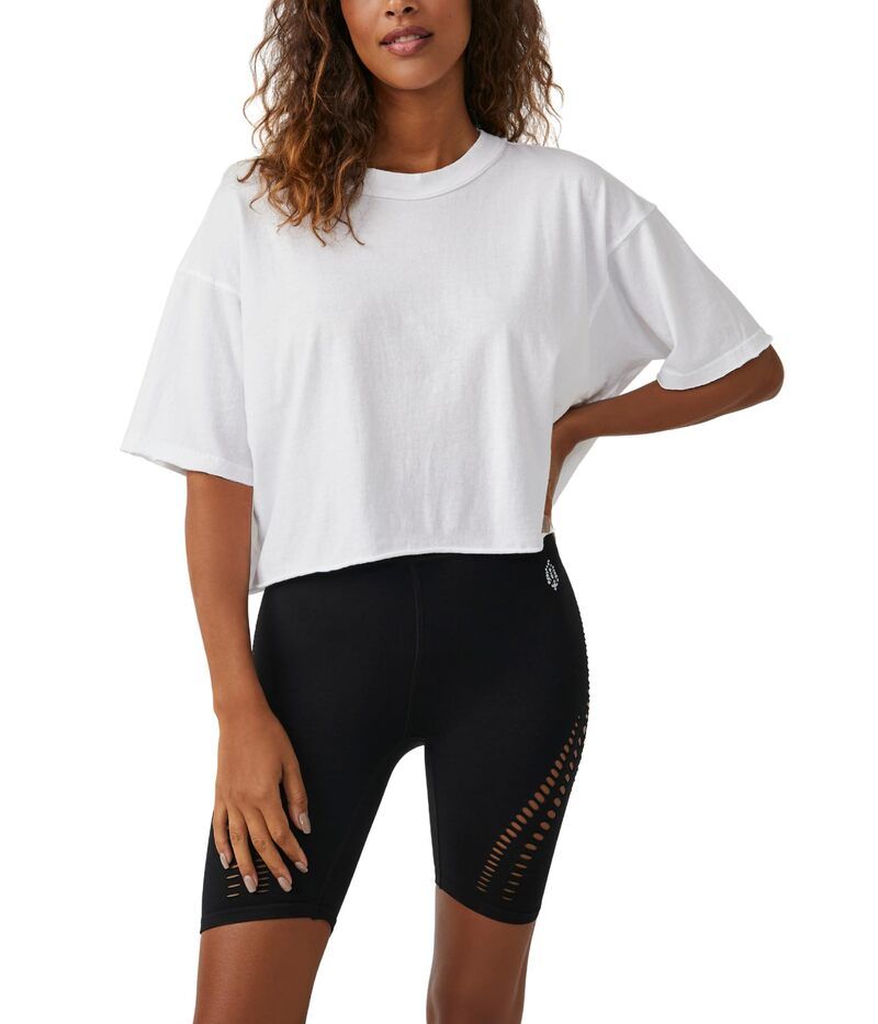 フリーピープル レディース トップス シャツ Tシャツ FP Movement Inspire Tee Iss White ホワイト