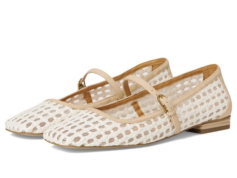 フランコサルト レディース シューズ ブーツ・レインブーツ Franco Sarto Tinsley Mary Jane Flats Ivory White Cag ホワイト