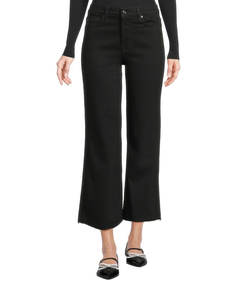 セブンフォーオールマンカインド レディース ボトムス デニムパンツ クロップド ジーンズ 7 For All Mankind Cropped Alexa Jeans Black ブラック