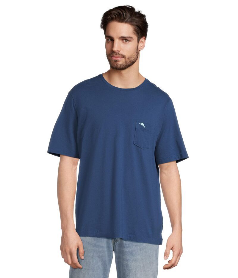 トッミーバハマ メンズ トップス シャツ Tシャツ Tommy Bahama New Bali Skyline Tee Bering Blue ブルー