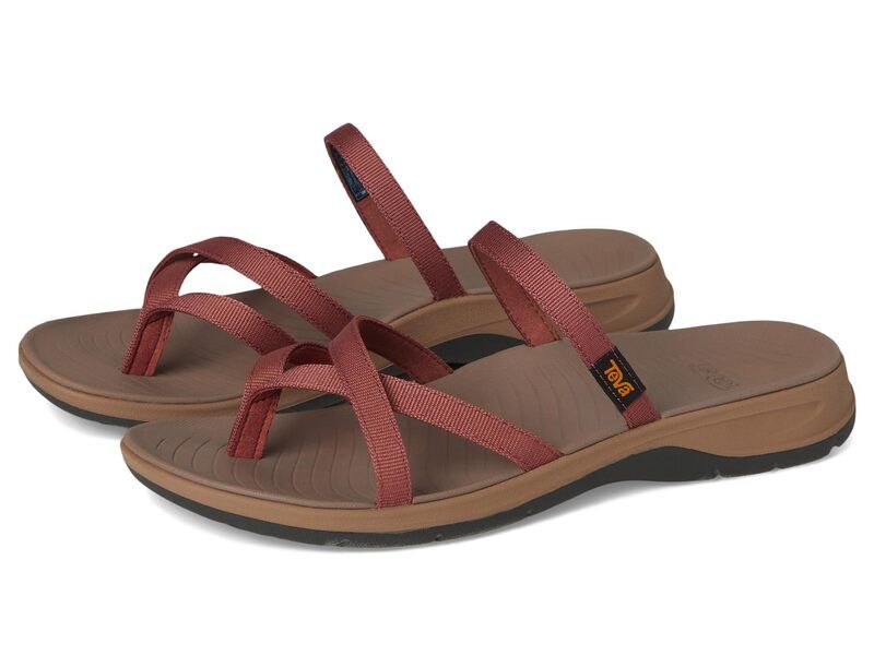 テバ レディース シューズ サンダル Teva Tirratraveler Flip Mahogany